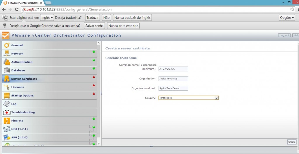 Instalação e Configuração do VMware vCenter Orchestrator (5 de 7) - Agility