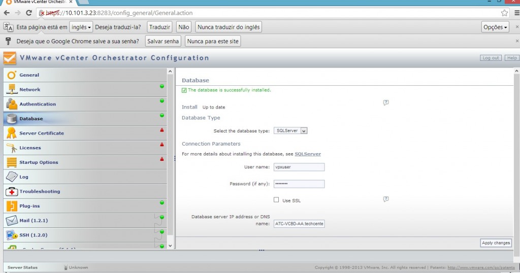 Instalação e Configuração do VMware vCenter Orchestrator (4 de 7) - Agility