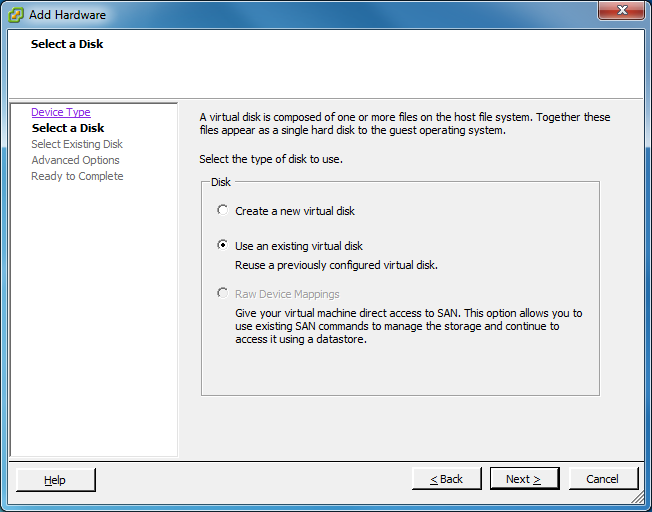 VMware Convertendo um disco virtual IDE em um disco virtual SCSI